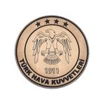 Hava Kuvvetleri Deri Peç - Arma - Askeri Patch Çok Renkli