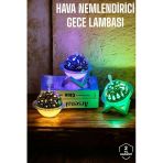 Hava Nemlendirici Masa Gece Lambası Usb Projeksiyon Aromaterapi - Lisinya