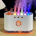 Hava Nemlendirici Muzik Kutusu Aromatik Yağ Kullanabilir Renkli Işıklı Bebek Odası Yatak Odası Difüzör 700 ml