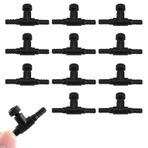 Hava pompası ayar valfleri, 12 adet akvaryum hava kontrol valfi, T şeklinde akvaryum hortum bağlantısı, vana, plastik akvaryum hava hortumu fişi, 4 mm ID hava hortumları için