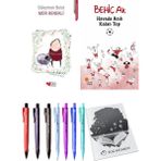 Havada Asılı Kalan Top ve Mor Benekli 2'li Set + Hediyeli