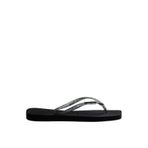 Havaianas 4148257-2976 Siyah Square Logo Metallic Black Silver Kadın Terlik