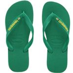 Havaianas BRASIL LOGO NEON Kadın Parmak Arası Terlik, Yeşil, 41-42