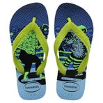 Havaianas Erkek Çocuk Top Eğlenceli Parmak Arası Terlik, Lavanta Mavisi Limon Yeşili, 12/13 UK Child