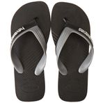 Havaianas Erkek gündelik 2.0 parmak arası terlik, Siyah çelik gri, 39/40 EU