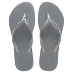 Havaianas Flash Sweet kadın parmak arası terlik, Çelik Gri Çelik Gri, 35/36 EU