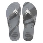 Havaianas Kadın HAV. Elegance Print Parmak Arası Terlik, Yeni Grafit, 5.5/6 UK