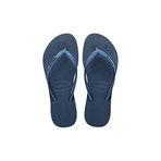 Havaianas Kadın HAV. Slim Sparkle Ll Patlıcan Parmak Arası Terlik, çivit mavisi, 41/42 EU