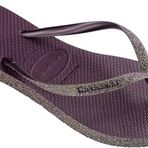 Havaianas Kadın HAV. Slim Sparkle Ll Patlıcan Parmak Arası Terlik, patlıcan, 41/42 EU
