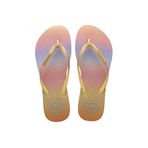 Havaianas Kadın İnce Gradyan Gün Batımı Parmak Arası Terlik, Yellow, 37/38 EU
