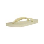 Havaianas Kadın logolu metalik parmak arası terlik, Beyaz, 41/42 EU