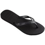 Havaianas Kadın şık parmak arası terlik, Siyah, 39/40 EU