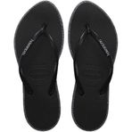 Havaianas Kadın Slim Point Glitter Siyah Terlik, 39-40, 4150157, Black/Black