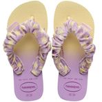 Havaianas Kız Çocuk Plaj Terliği Kids Fluffy, 33-34, 5003364147, Sarı - Lila