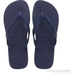 Havaianas Lacivert Plaj Terliği Erkek Günlük Kullanım İçin Düz Topuklu Konforlu Ayakkabı