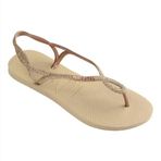 Havaianas Luna Premium II Sand Grey Kadın Gold Terlik