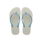 Havaianas Mavi-Krem Kız Çocuk Plaj Terliği KIDS SLIM GLITTER II