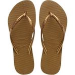 Havaianas Slim Bronze Kadın Terlik 41-42 - Bakır - Bronz