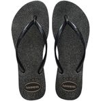 Havaianas Slım Gloss Kadın Parmak Arası Terlik 4145617, Siyah, 37-38