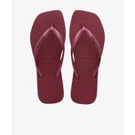 Havaianas Square Logo Metallic Kadın Bordo Terlik - 4148257-9339