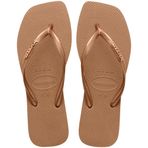Havaianas SQUARE LOGO METALLIC Kadın Parmak Arası Terlik