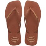 Havaianas Square Logo Pop U Kadın Terliği, Dark Brown, 37-38