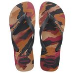 Havaianas - Top Camu, rahat, sağlam ve hafif banyo terliği, kamuflaj tasarımlı, erkekler için, Yeni Grafit Yeni Grafit, 39/40 EU