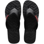 Havaianas - Track Waves, rahat, güvenli ve uzun ömürlü parmak arası terlik, geniş, yuvarlatılmış kayış ve ergonomik profilli taban, erkek, Siyah, 43/44 EU