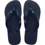 Havaianas Üniseks Brezilya Parmak arası terlik,Deniz mavisi.,45/46 EU,Normal kalıplıdır,Parmak Arası Terlik,n.a