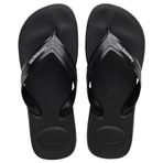 Havaianas Yüksek konforlu erkek terliği, Siyah, 7.5/8 UK