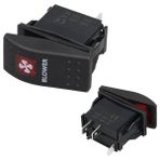 Havalandırma Sembollü Işıklı 3 Pinli On-Off 12-24V Marin Switch