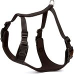 Havalı Ped Dokuma Köpek Göğüs Tasması 50/70 cm Siyah