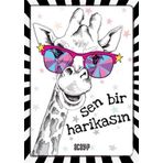 Havalı Unicorn Defter - Çılgın Defterler