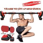 Havana BX Çift Ayaklı 92-120CM Barfiks Çubuğu Süngerli Ayarlanabilir Barfiks Çekme Demiri Barfiks Aleti