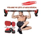 Havana BX Çift Ayaklı 92-120CM Barfiks Çubuğu Süngerli Ayarlanabilir Barfiks Çekme Demiri Barfiks Aleti