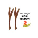 Havhav 2 Adet Köpek Ödülü %100 Doğal Sığır Tendon Köpek Çiğneme Çubuğu Köpek Ağız Sağlığı