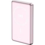 Havit 10000 mAh Magsafe Manyetik Kablosuz Powerbank Ultra Ince 20W, Iphone Uyumlu - Pembe
