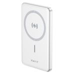 Havit 5000mAh Magsafe Manyetik Kablosuz Powerbank Ultra İnce 20W, Iphone Uyumlu (Gri)