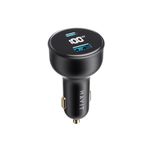 Havit CC100W 100W Pd Dijital Göstergeli Ultra Hızlı Araç Şarj Aleti (1 Type-C, 1 Usb)