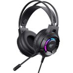 Havit Gamenote H2049D Rgb Işıklı 3.5mm Gaming Kablolu Oyuncu Kulaklığı - Mikrofonlu, 50MM Sürücü - Siyah