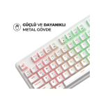 Havit Gamenote Kb870L Beyaz Rgb Blue Switch Mekanik Oyuncu Klavyesi