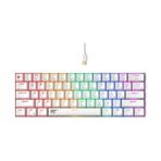 Havit Gamenote Kb903l Mekanik Aydınlatma Oyuncu Klavyesi - Beyaz beyaz