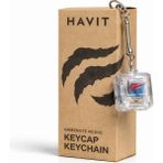 Havit Gamenote Mekanik Blue Switch Anahtarlık - Oyuncu Hediyesi Şeffaf Keycap Keychain, Klavye Tuşu Anahtarlık