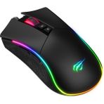 Havit Gamenote MS1001S Rgb Gaming Makrolu Oyuncu Mouse - 4800DPI - Siyah