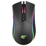 Havit Gamenote MS1001S RGB Gaming Makrolu Siyah Oyuncu Mouse