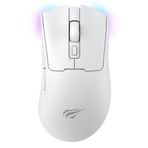 Havit Gamenote MS966SE Kablosuz Gaming Mouse - Beyaz – 3 Mod Bağlantı, 10000 DPI, RGB, BT V5.2 (Beyaz)