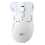 Havit Gamenote MS966SE Kablosuz Gaming Mouse - Beyaz – 3 Mod Bağlantı, 22000 DPI, RGB, BT V5.2 (Beyaz)