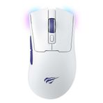 Havit Gamenote MS966SE Kablosuz Gaming Mouse - Mavi/Beyaz – 3 Mod Bağlantı, 10000 DPI, RGB, BT V5.2