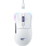 Havit Gamenote MS966WB Beyaz RGB Şarjlı Optik Kablolu/Kablosuz Oyuncu Mouse