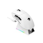 Havit Kraken Starblaze-1 Rgb Kablosuz Gaming Mouse 26000 Dpı, PAW3395, Ekranlı Stant - Beyaz